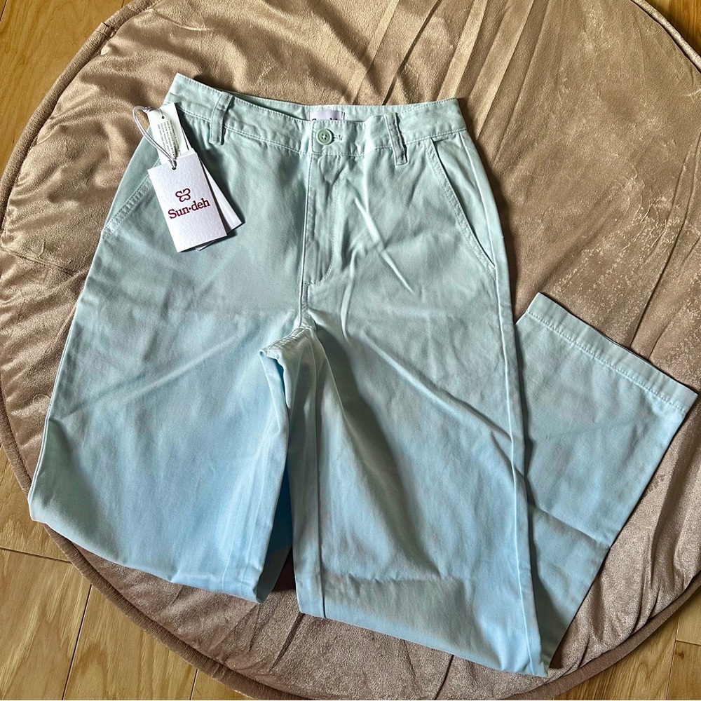 NWT Sun-Deh Jaden Straight Leg High Rise Ankle Jeans Size 0